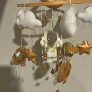 Astronaut space themed mobile